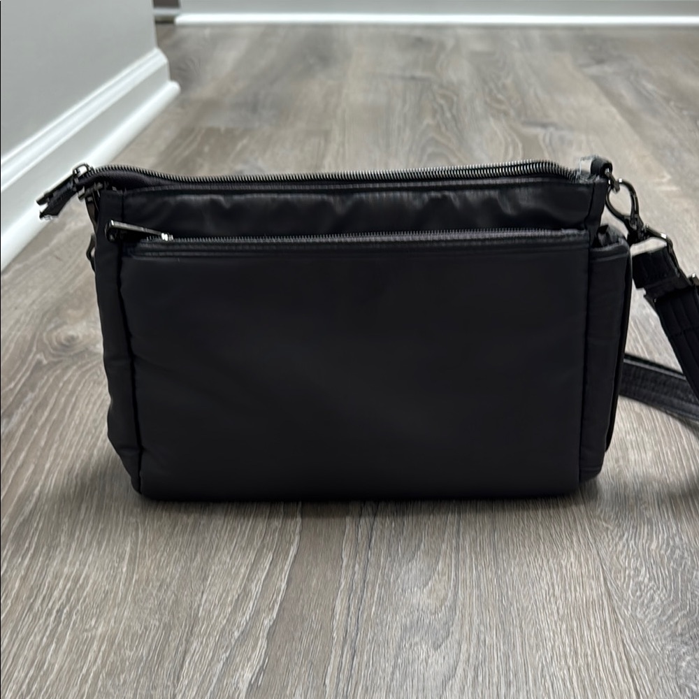 Lug Pacer Studded Gunmetal Crossbody/Shoulder Convertible Bag - Picture 4 of 5